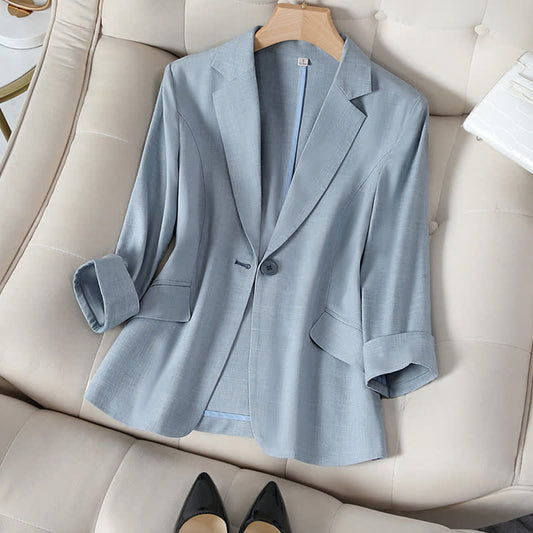 Classic Three-quarter Sleeve Blazer