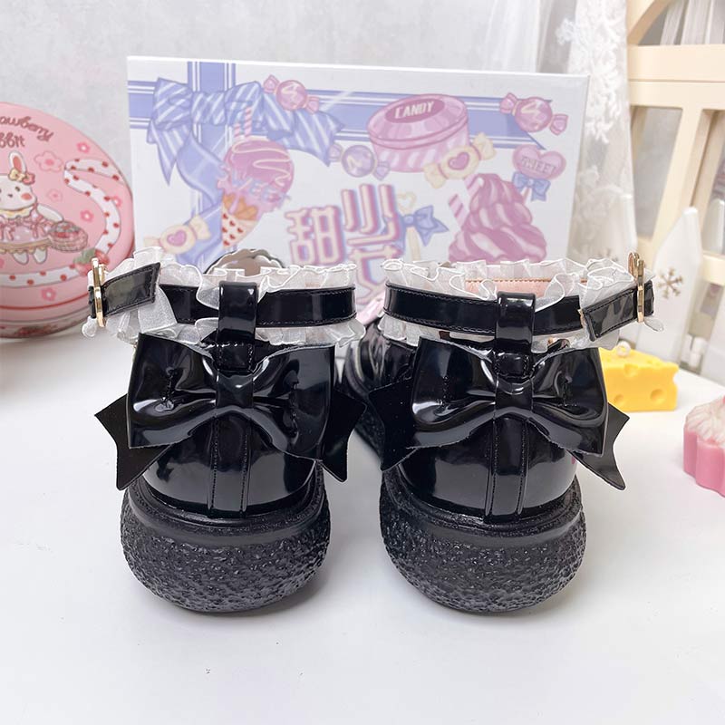 Lolita Mary Janes Schuhe mit Kawaii-Häschen