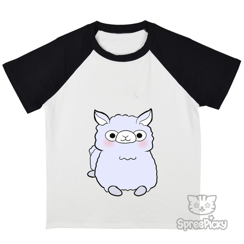 SpreePicky Alpaca Printing Tee Shirt SP167163