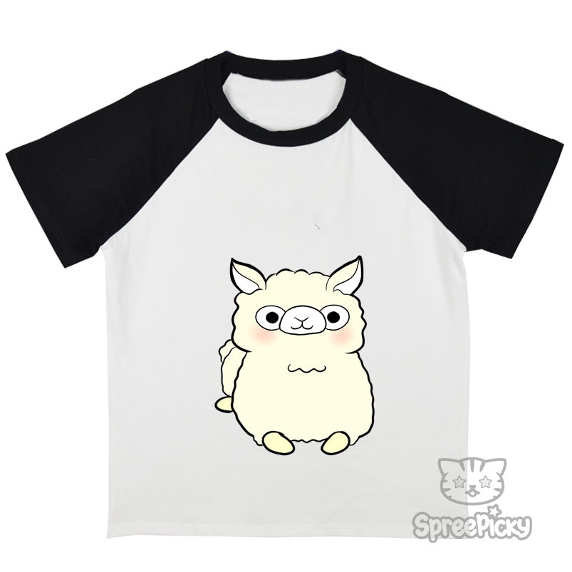 SpreePicky Alpaca Printing Tee Shirt SP167163