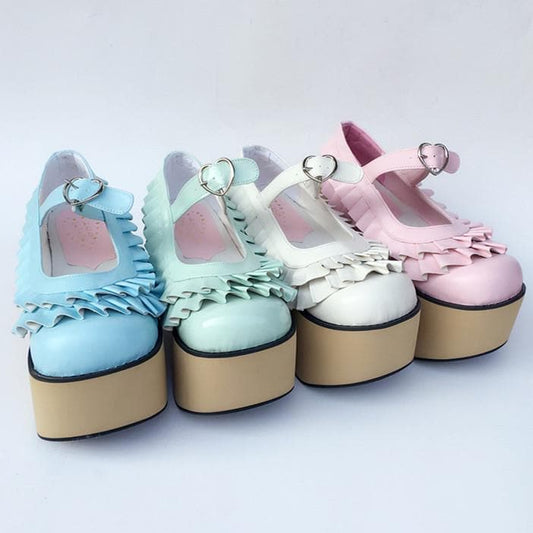 Shoes Edges Wooden Falbala SP168050 Made Horse Custom