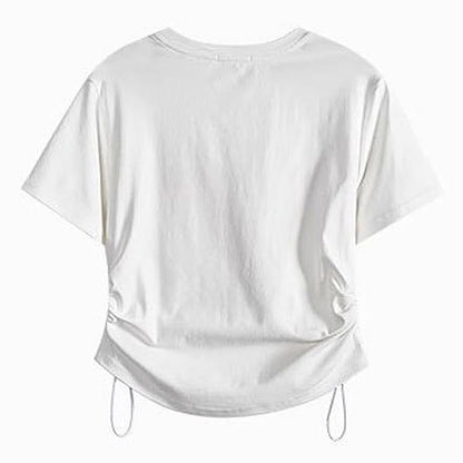 Pants Cargo Heart Cartoon Pink T-shirt