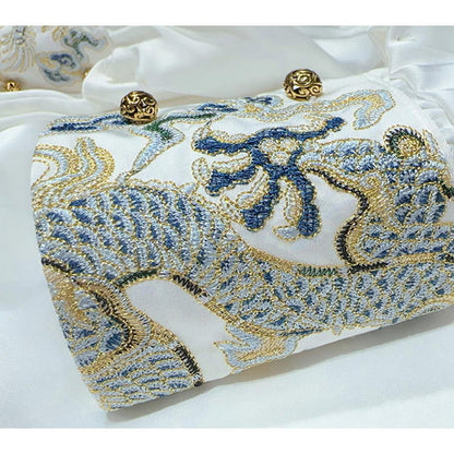 Print Bird Shirt Set Skirt Blossom