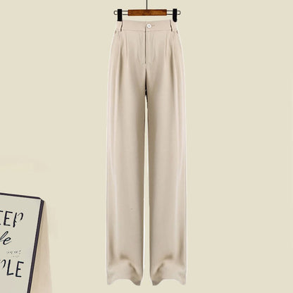 Pieces Color Pants Casual Block Two Sweater