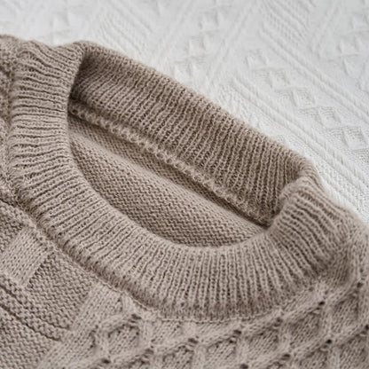 Pieces Color Pants Casual Block Two Sweater