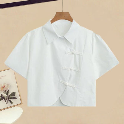 Shirt Vintage Pieces Button Painting Two Pants Wash