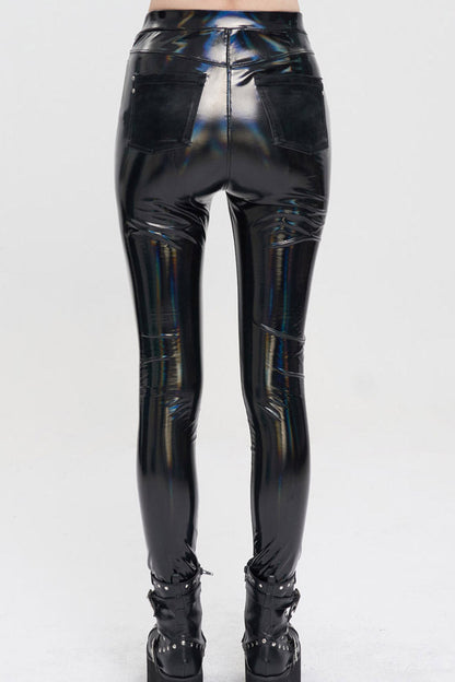 Womens Pants with Front Zip and Side Zippers