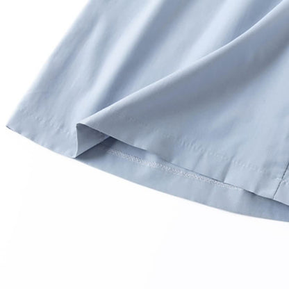 Pieces Casual Printed T-Shirt Set Collar Leg Pants Wide Chic Two Round