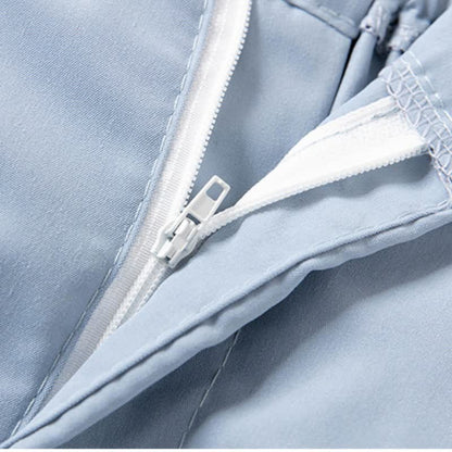 Pieces Casual Printed T-Shirt Set Collar Leg Pants Wide Chic Two Round