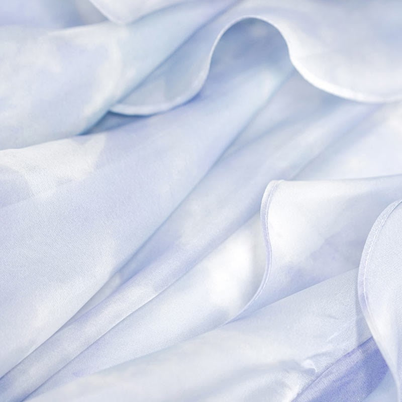 Dress Slip Pieces Gradient Two Set Flounce Cardigan