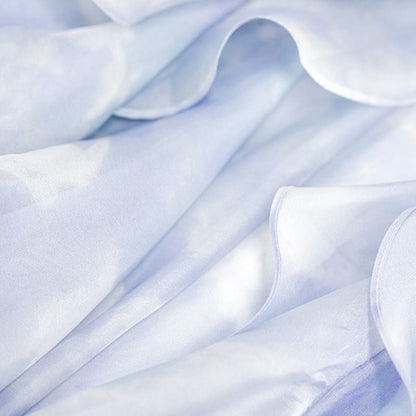 Dress Slip Pieces Gradient Two Set Flounce Cardigan