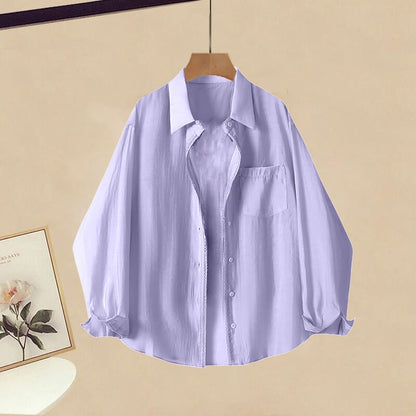 Set Pieces Three Pants Crop Loose Top Shirt Stripe