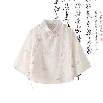 Buckle Shirt Wide Vintage Pants Leg