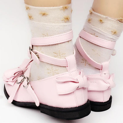 Pink SP168069 Shoes Lolita Bow Custom Baby Made