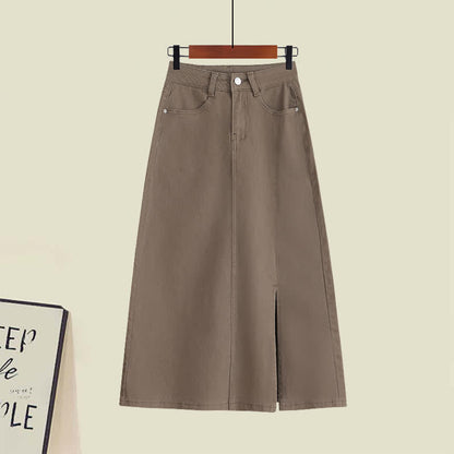 Cardigan Skirt Sweater Shirt Colorblock Stripe Denim