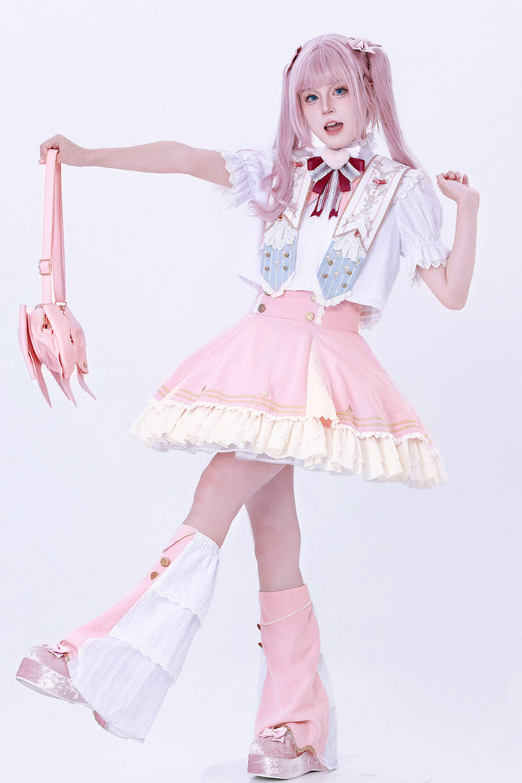 Rose Messenger of Heaven Ruffle Sweet Princess Lolita Skirt