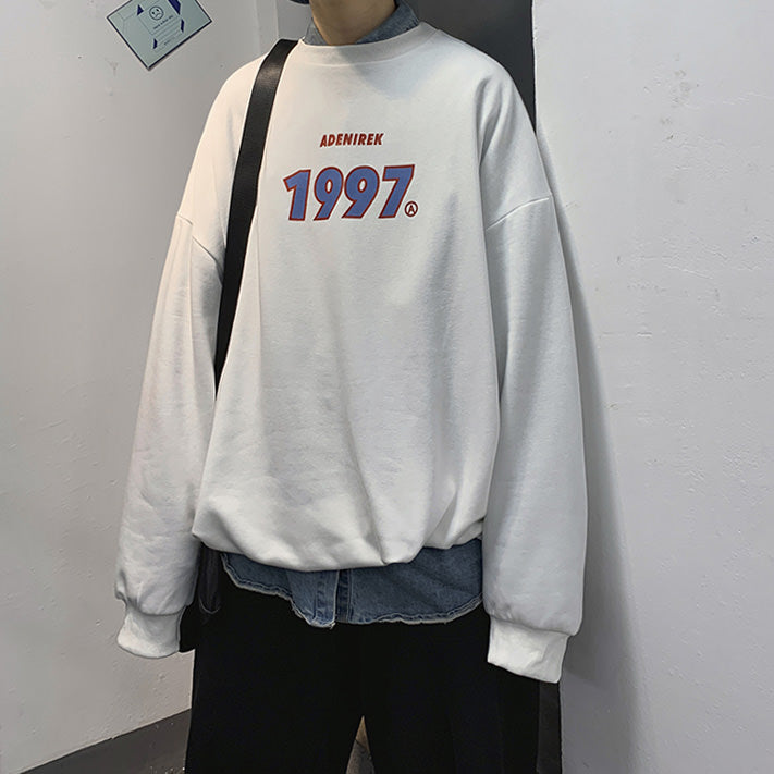 Sweat-shirt imprimé 1997 