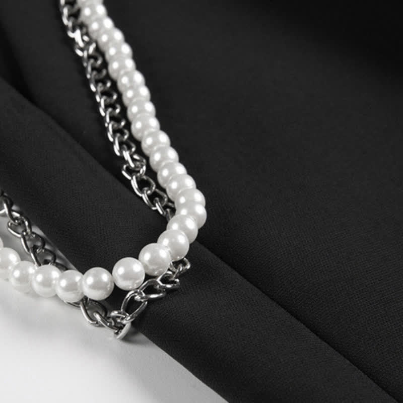 T-Shirt Dye Tie Drawstring Shorts Black