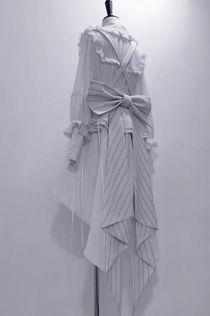 Striped Ouji Rabbit Theater Shorts