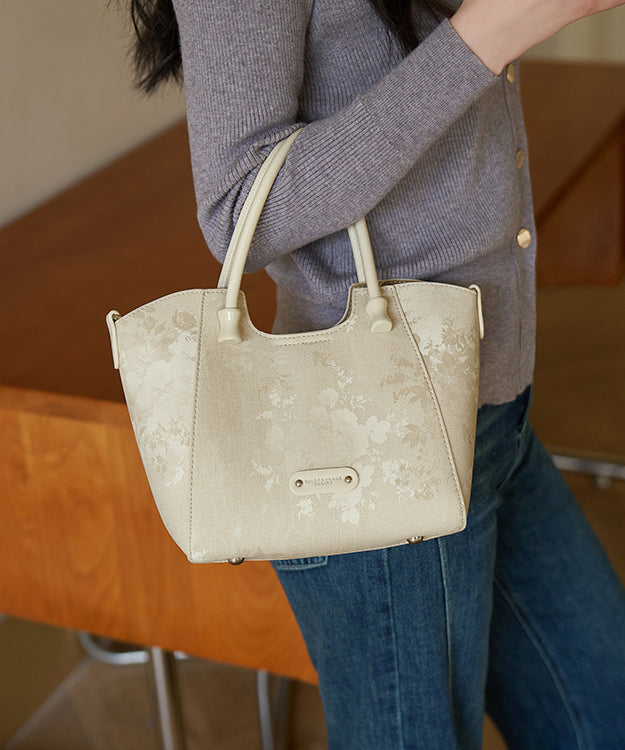 Apricot Bag Large Tote New Capacity 2025 Fashion Print