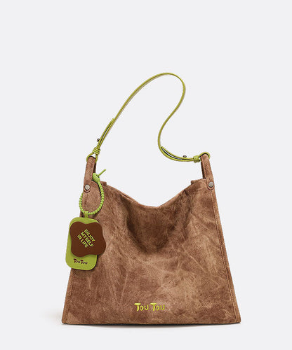 Versatile 2025 White Shoulder New Large Capacity Bag