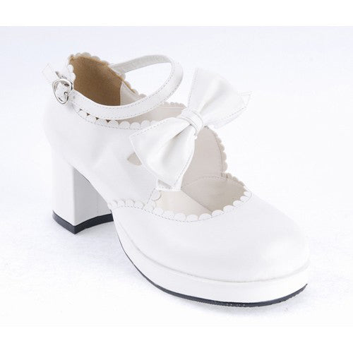 Bow Platform Sweet Lolita Ankle Shoes