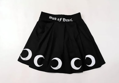 Black Dark of Devil Moon Skirt S13040