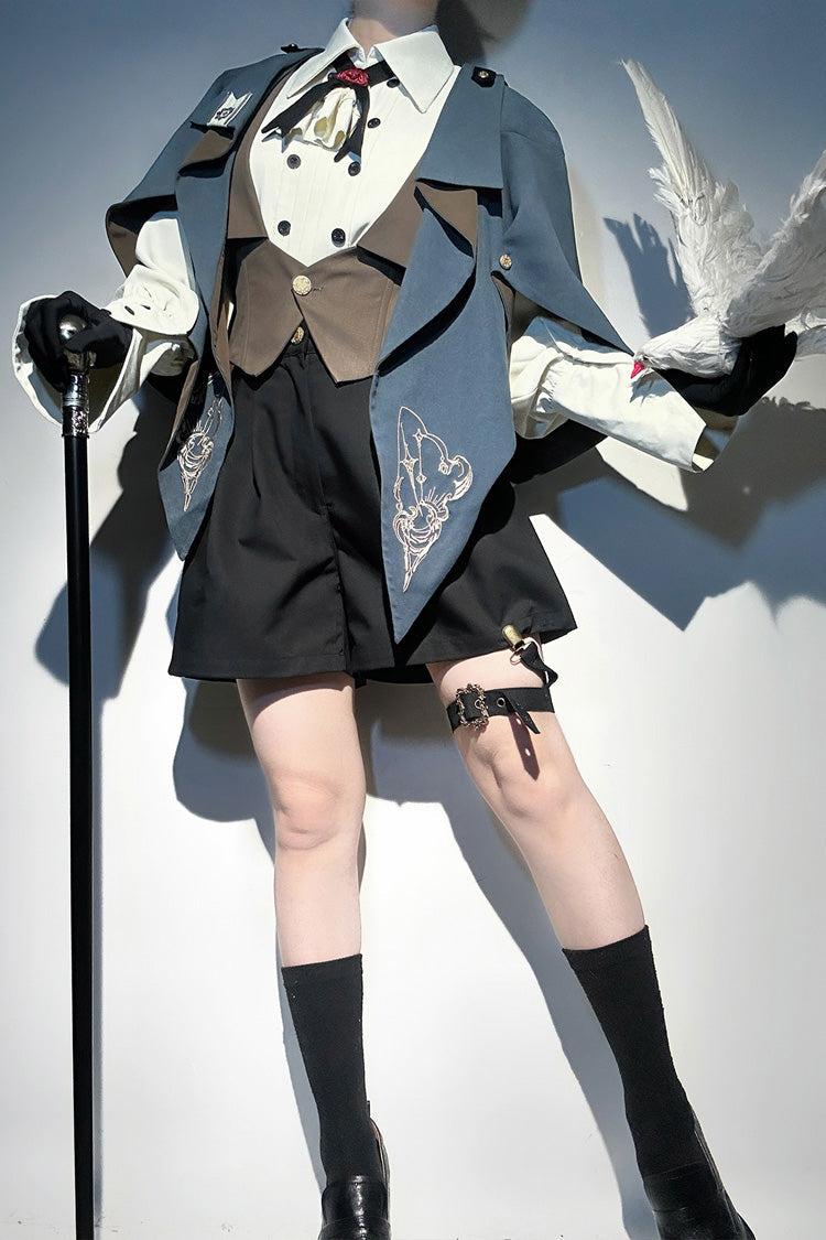 Printed Ouji Prince Handsome Lolita Cloak