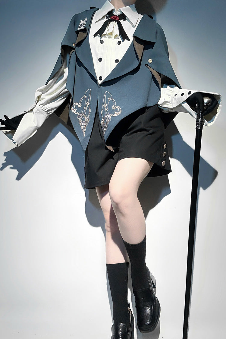 Printed Ouji Prince Handsome Lolita Cloak