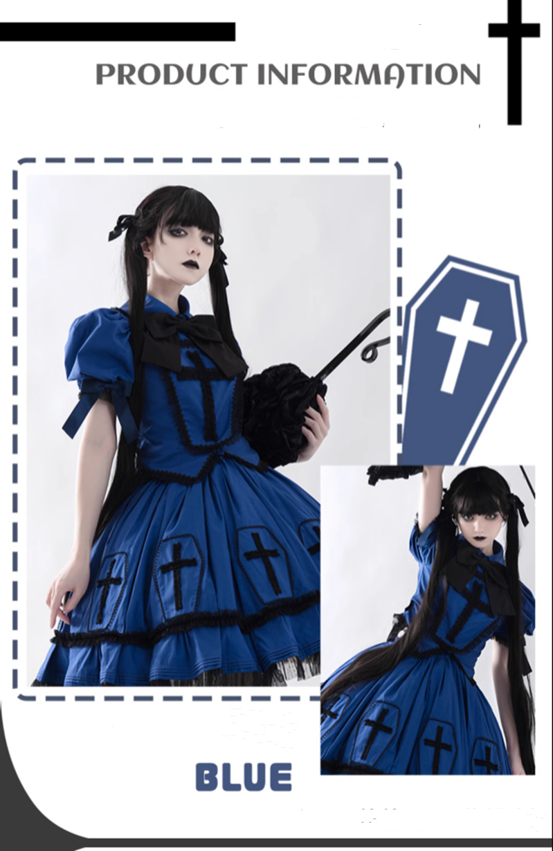 Halloween Cross Lolita Dress