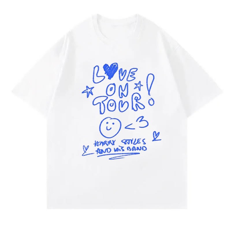 Pantskirt T-Shirt Cartoon Print Letter