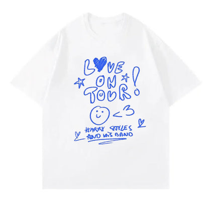 Pantskirt T-Shirt Cartoon Print Letter