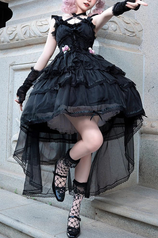 Hanayome Lolita JSK Dress with Multiple Layers