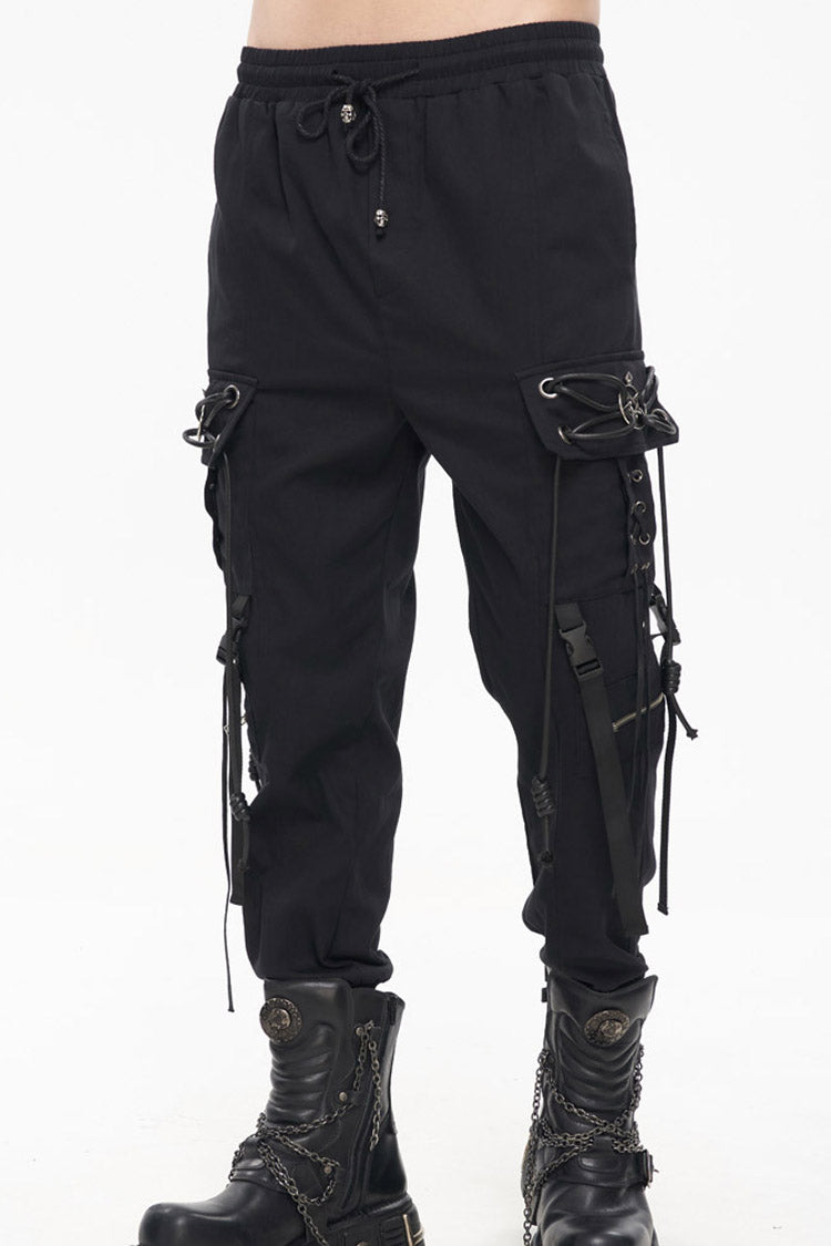 Fine Twill Reversible Chain Buckle Detail Pants