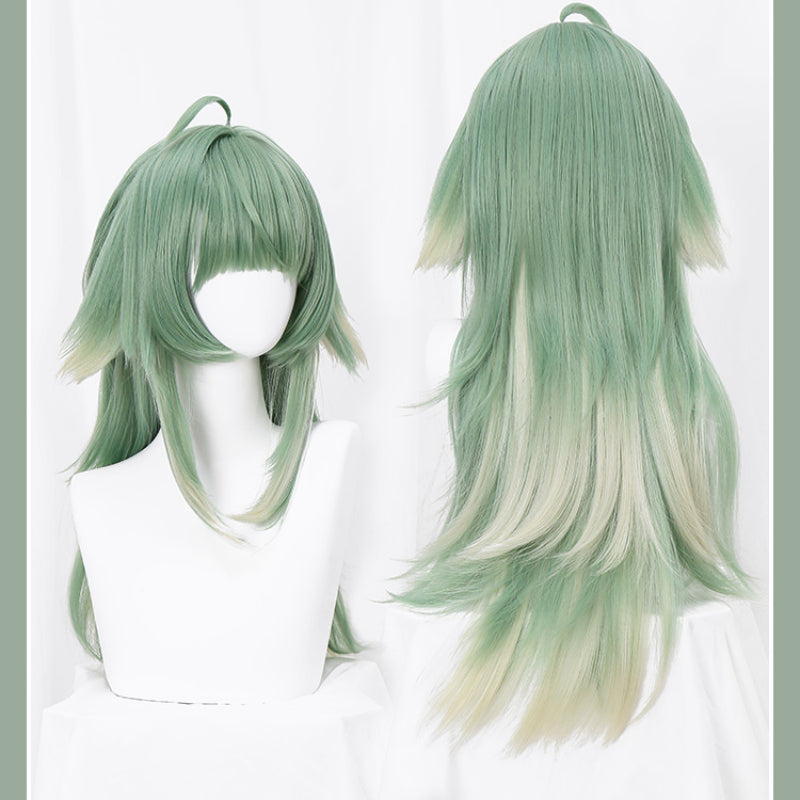 Honkai Star Rail HuoHuo Green Mix Cosplay Wig ON1194