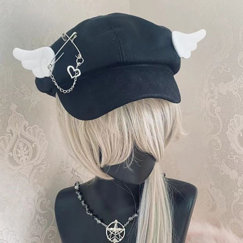 Cute Wings Decor Lolita Beret