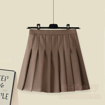 Skirt Sweater Knit Pleated Cross