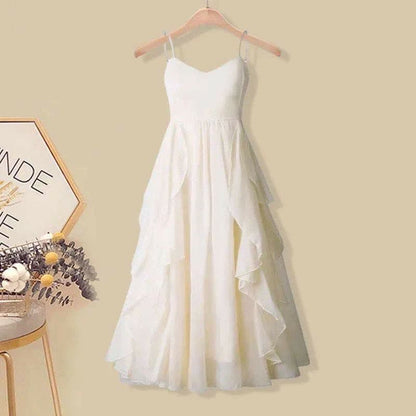 Sweater Slip Dress Rhombus Set Print Cardigan