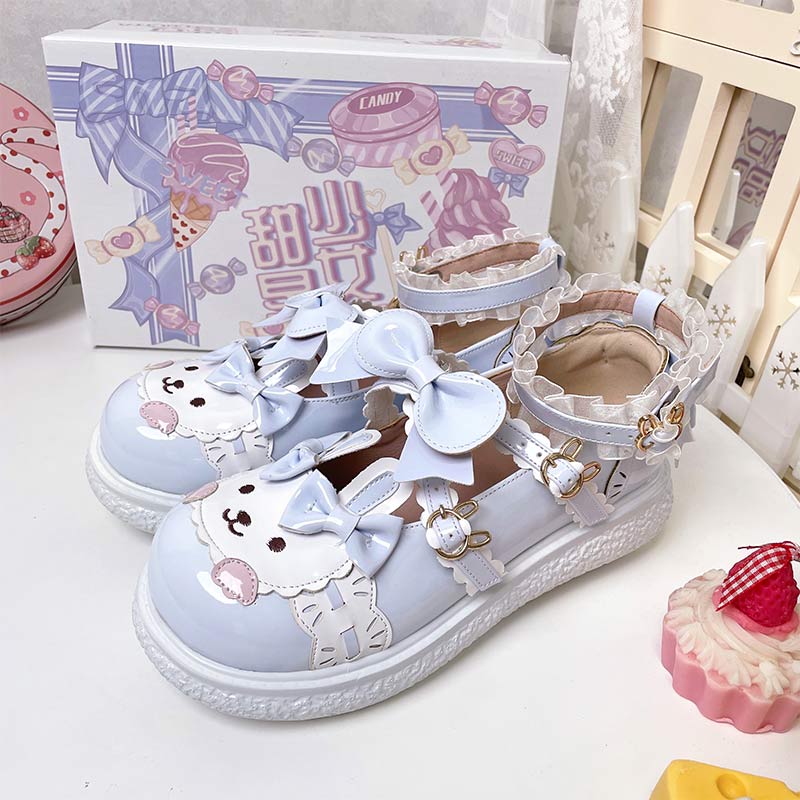 Chaussures Mary Janes Kawaii Bunny Lolita