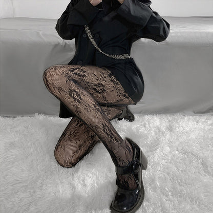 Ausgehöhlte Lolita Netzstrümpfe