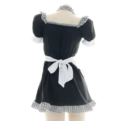 Love Heart Hollow Maid Lingerie Set