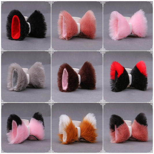 Lolita Fox Ears Hairpin Cosplay Costume Accessory