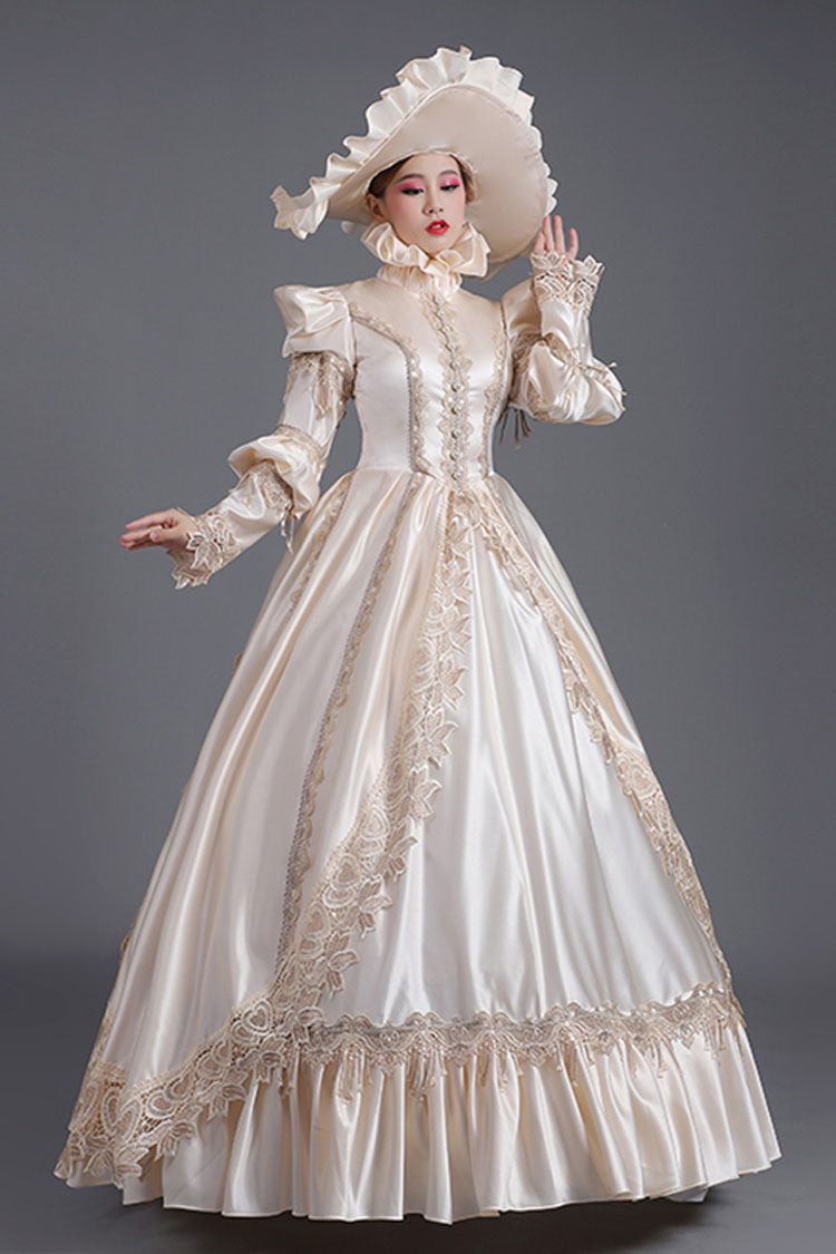 Single Breasted Ruffled Dress with Long Sleeves