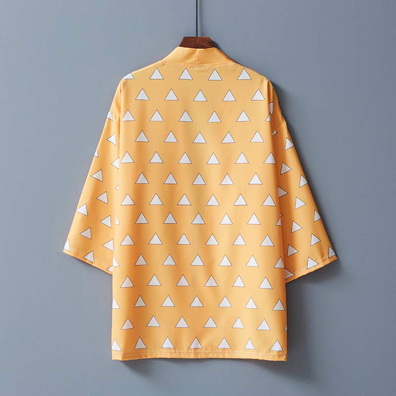 Vêtements d'extérieur kimono à carreaux kawaii vintage 