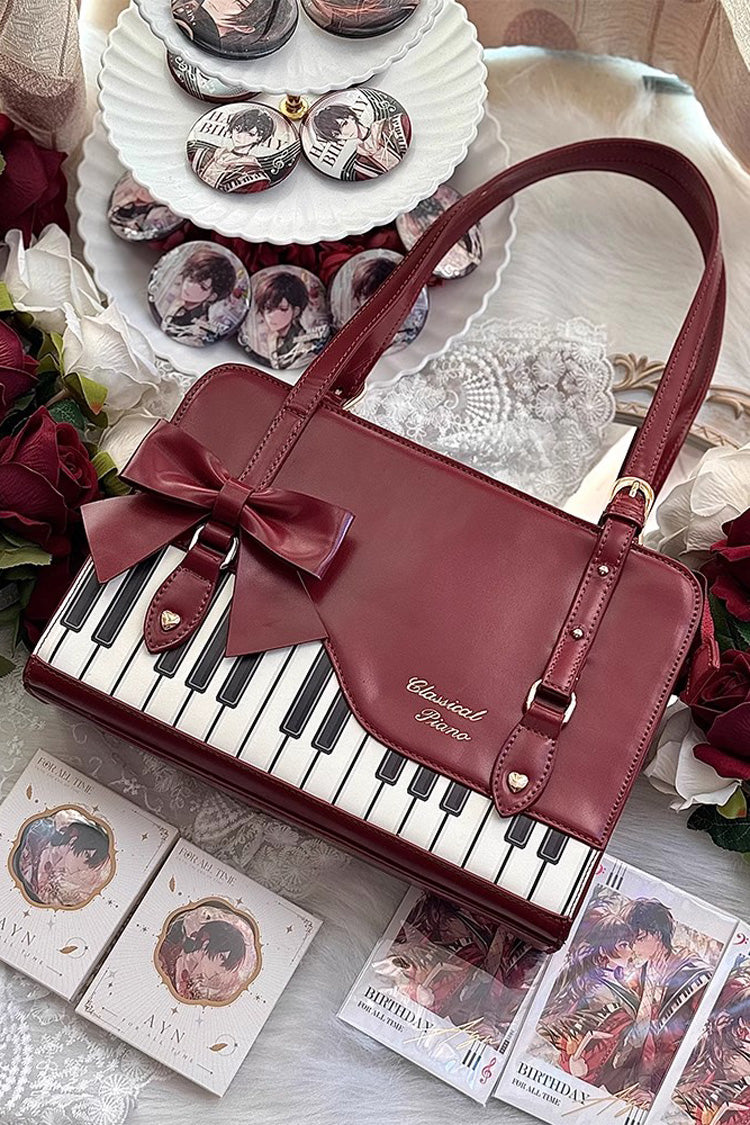 Handtasche mit Schleife im Piano-Walzer-Stil