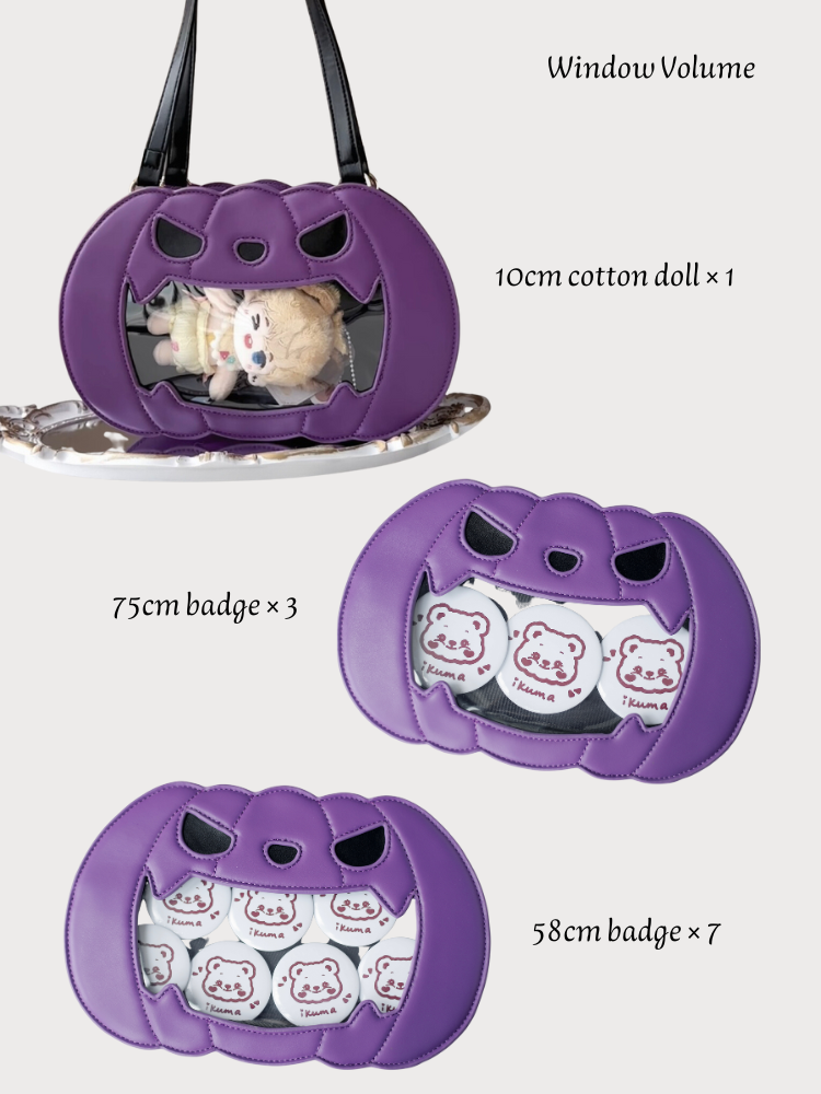 Halloween Purple Pumpkin Tote Bag