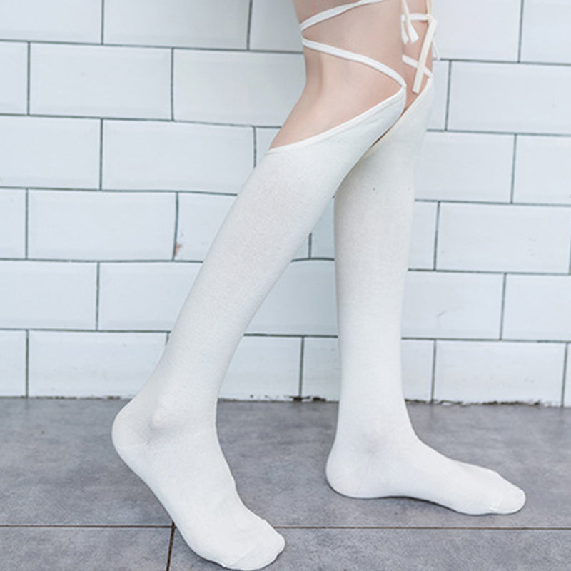 Classic Strap Over Knee Socks