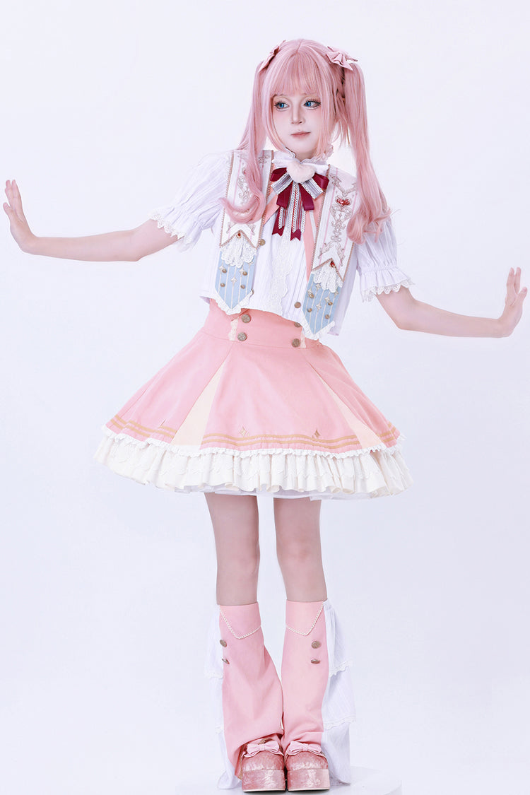 Rose Messenger of Heaven Ruffle Sweet Princess Lolita Skirt