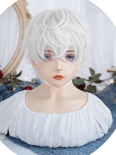 White Ouji Short Wig