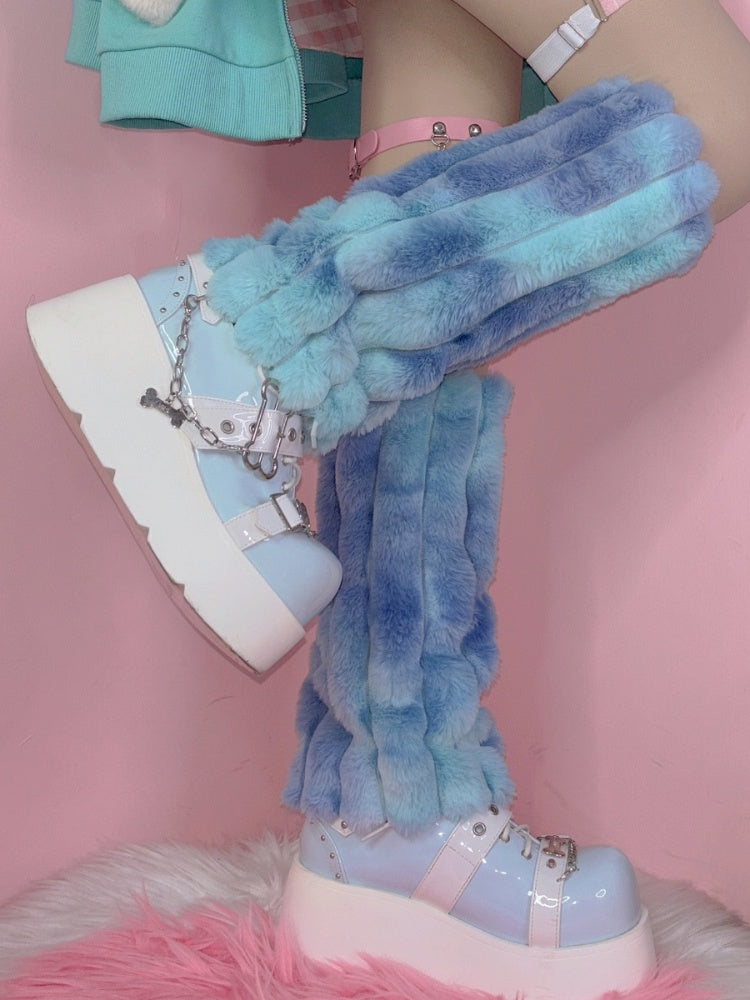 Y2KGradient Pink/BlueYume Kawaii LegWarmers